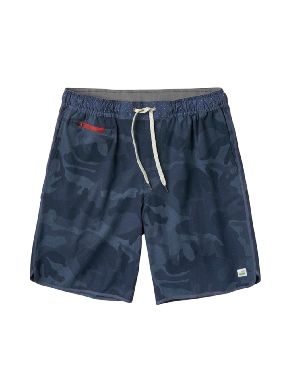 VUORI MENS BANKS Shorts Unlined Navy Camo Sz XXL Outdoor Gym Activewear Comfort